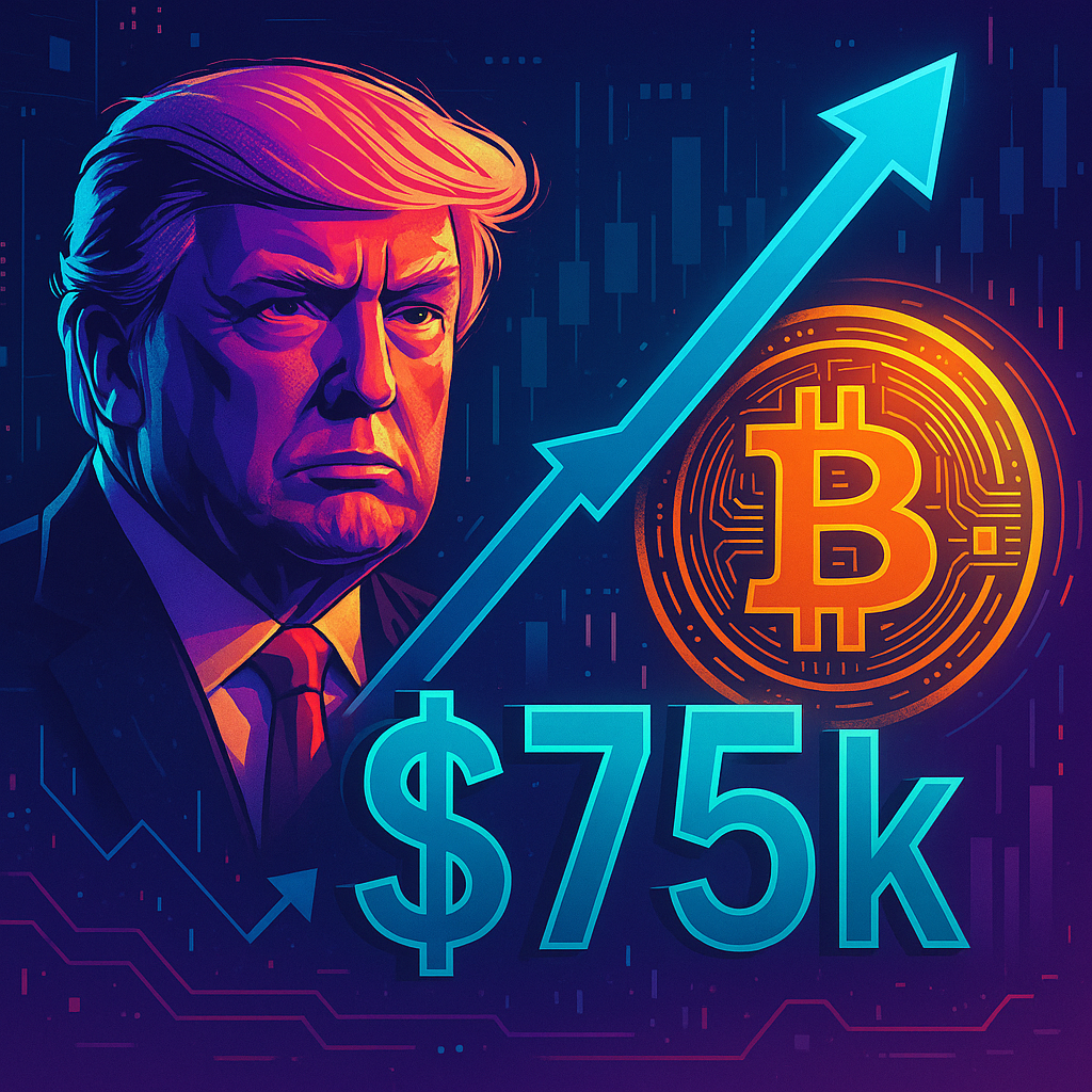 Will Trump’s Deadline Influence Bitcoin’s Surge to $75K?