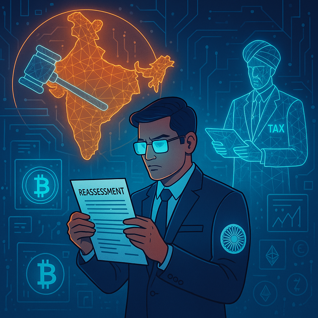 India’s Tax Authorities Target Crypto Traders with Reassessment Notices