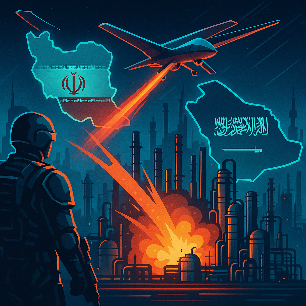 Iran Attacks Key Saudi Industrial Hub Amid Tensions with US