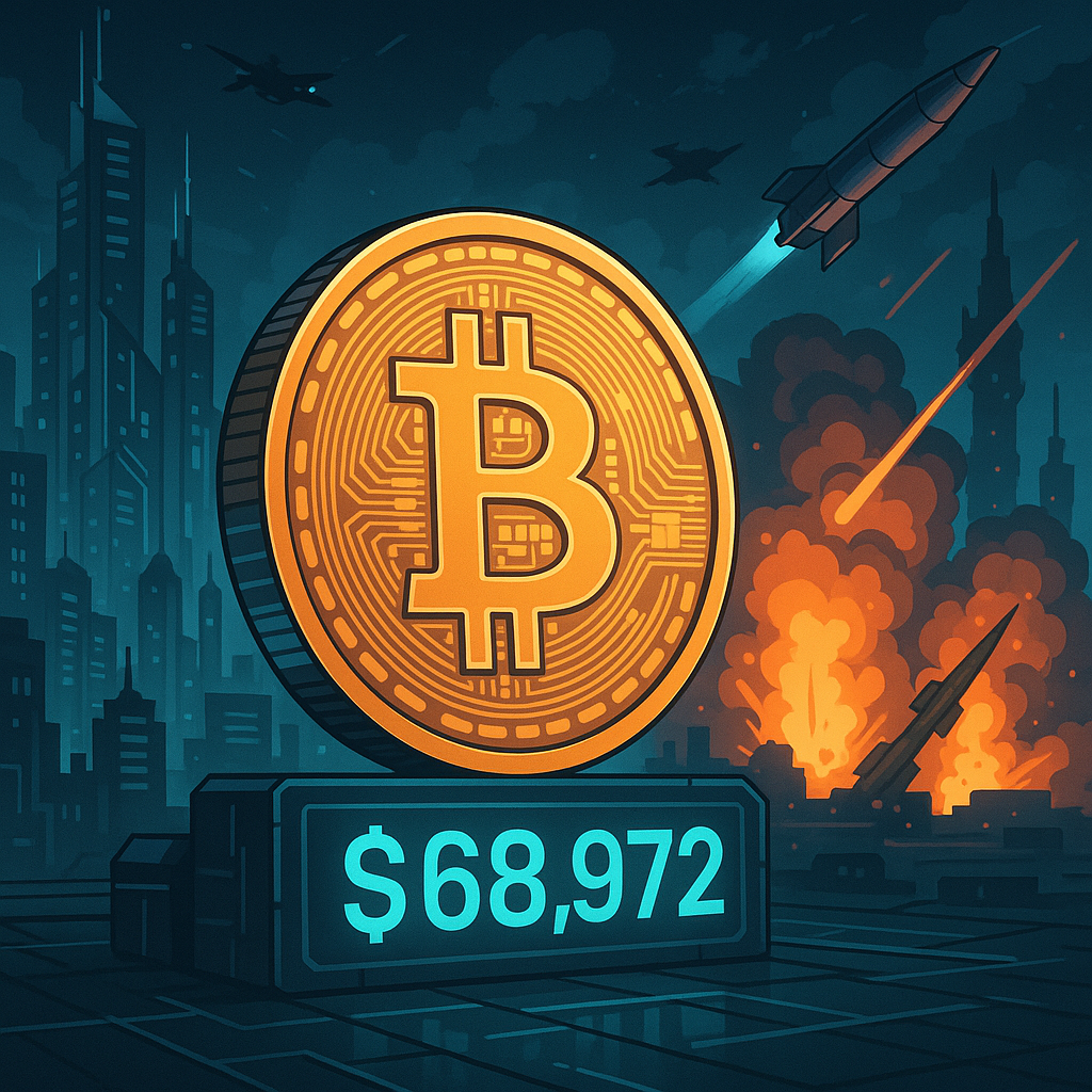 Bitcoin Holds Strong Near $69K Amid Iranian Geopolitical Tension