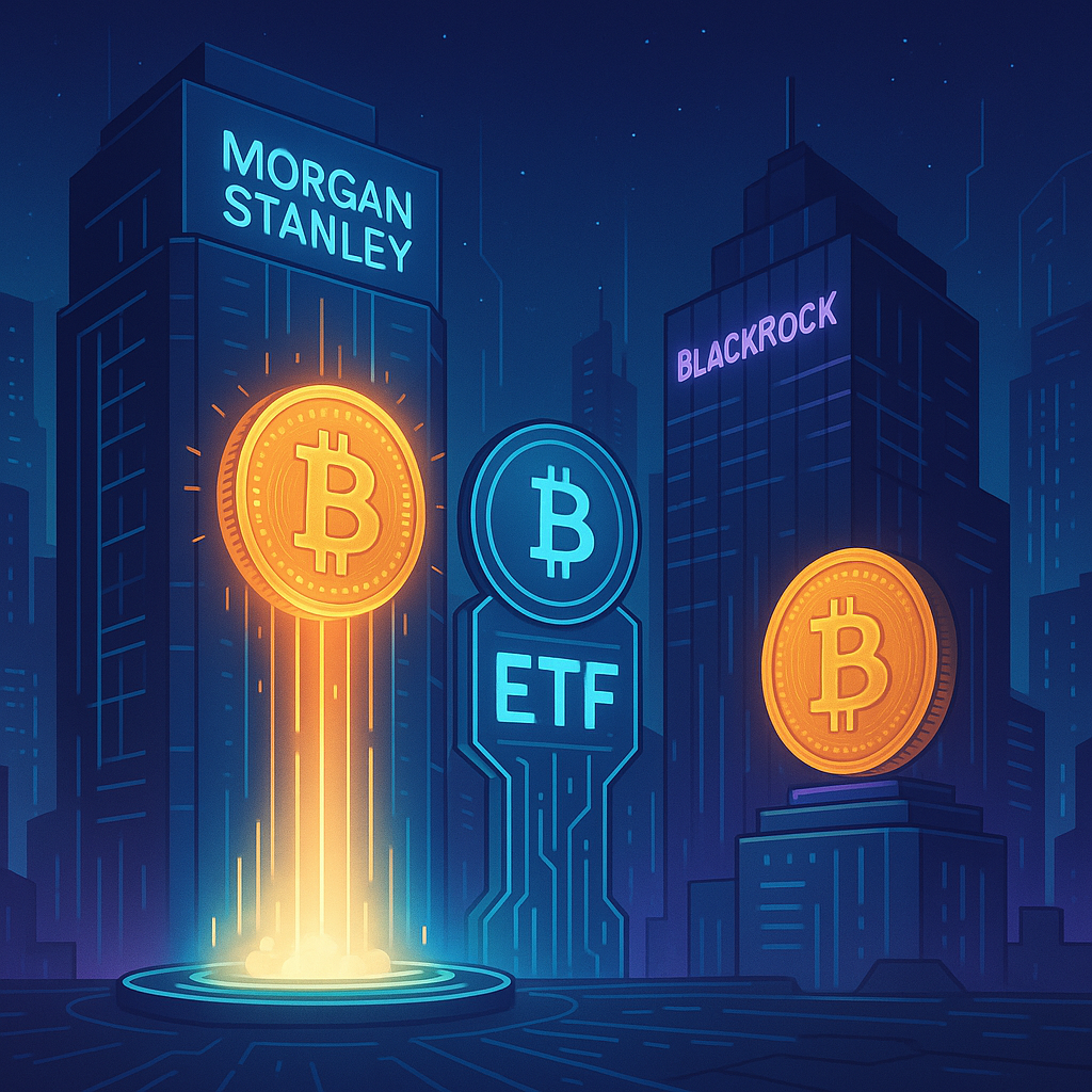 Morgan Stanley Launches Competitive Bitcoin ETF, Challenges BlackRock