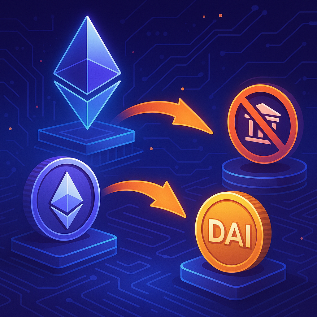 Ethereum Foundation Diverts $2.8M ETH to DAI, Stops Staking