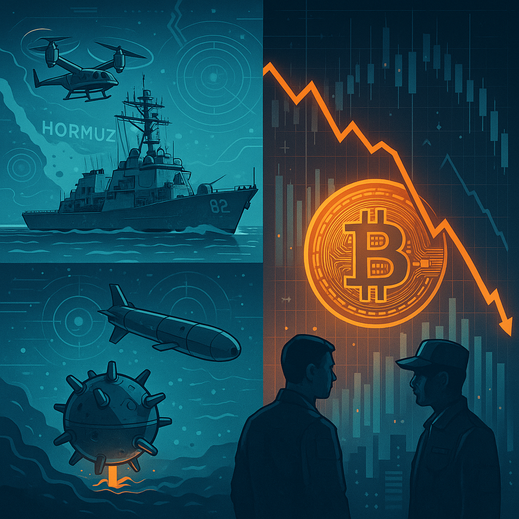 US Navy Clears Mines in Hormuz, Bitcoin Drops on Negotiation Failure