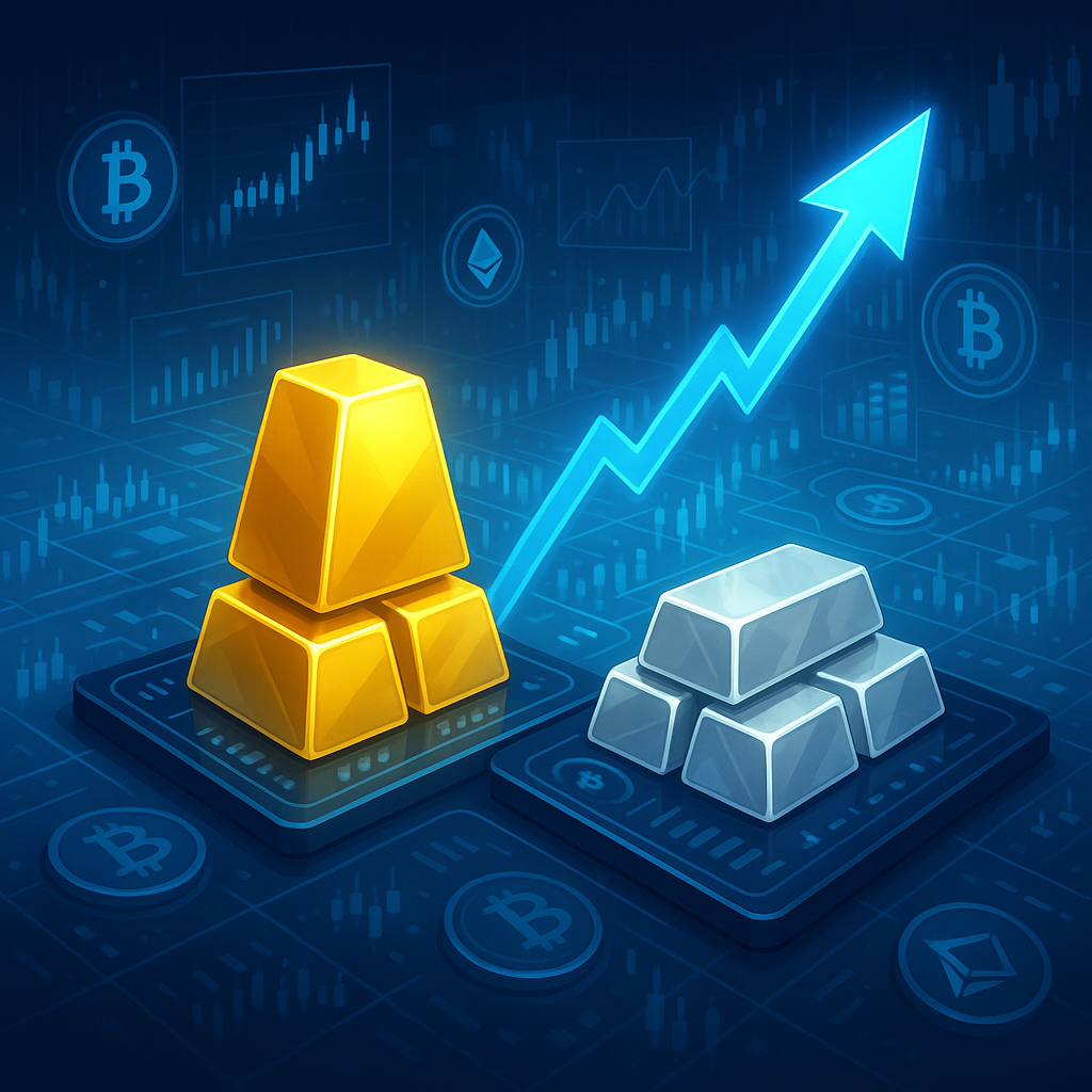 Surge in Gold and Silver Trading on Crypto Platforms