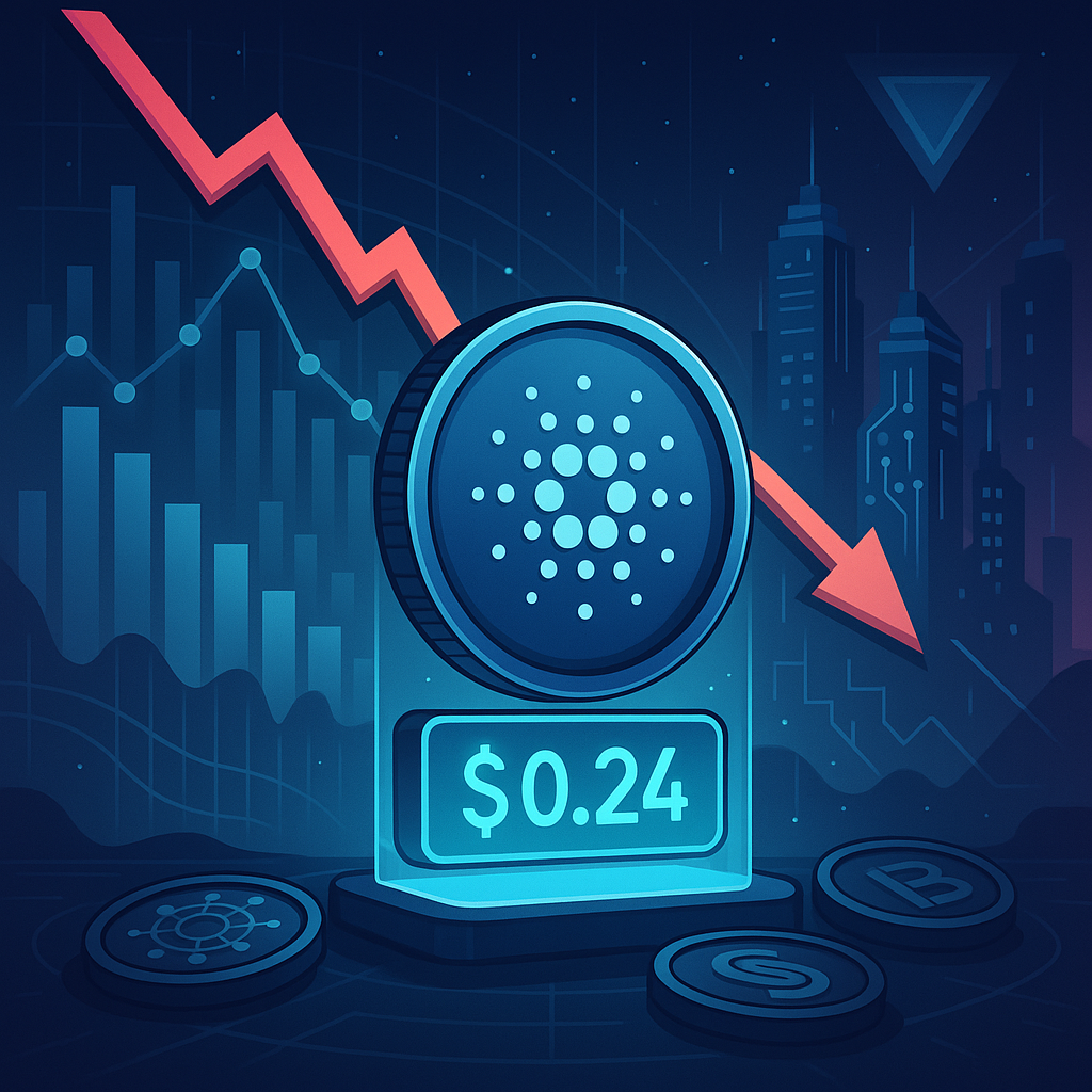 ADA Stays Around $0.24: Bearish Signals and Market Insights
