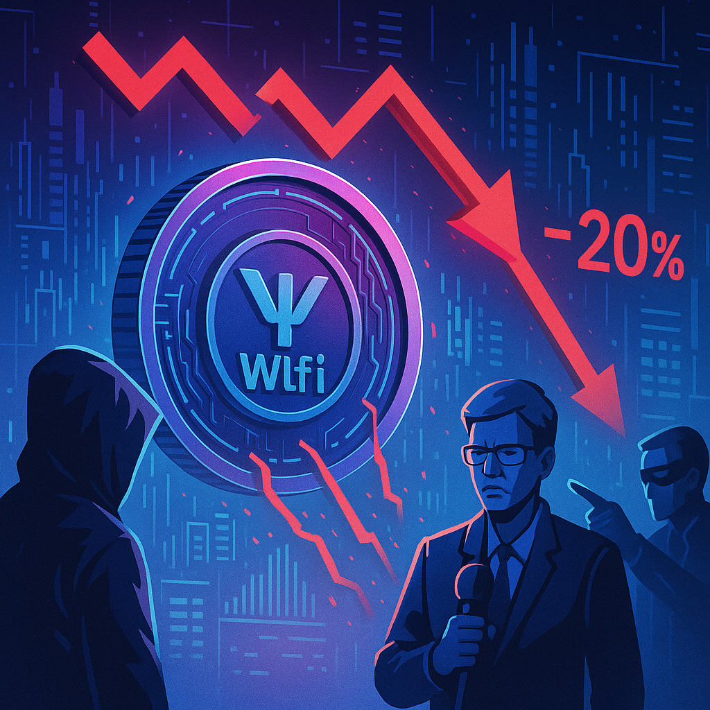 WLFI Faces 20% Drop Amid Controversies and Allegations