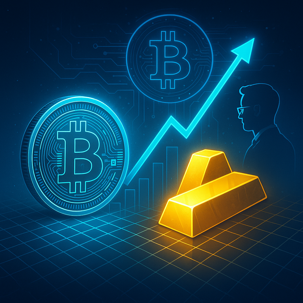 Bitcoin’s Market Cap May Surpass Gold, Exec Forecasts