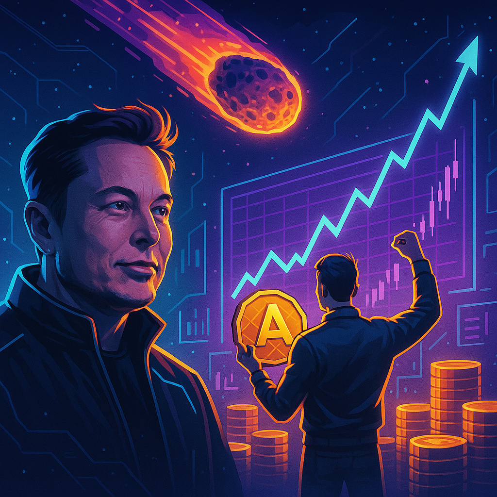 Elon Musk Sparks ASTEROID Crypto Surge, Trader Gains 500X