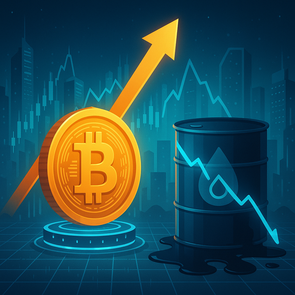 Bitcoin Gains as Oil Prices Drop Following Iran’s Assurance