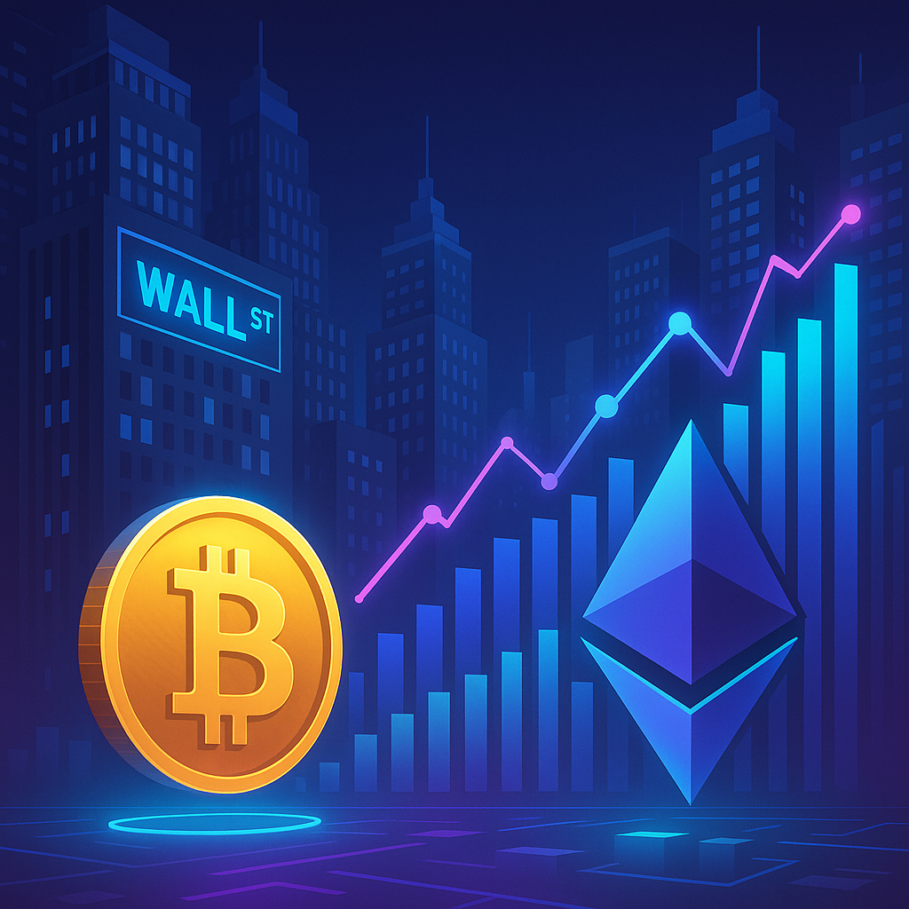 Wall Street Sees Surge in Bitcoin and Ethereum Investments