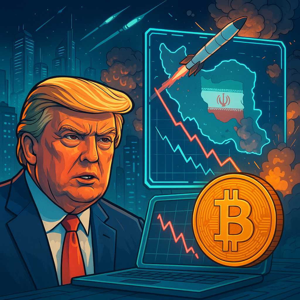 Trump Claims Iran Violates Ceasefire as Bitcoin Dips