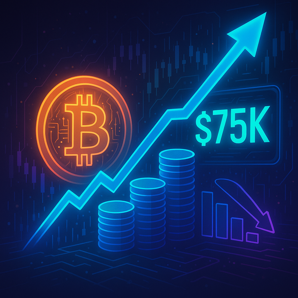 Bitcoin Approaches $75K: Profit-Taking Trends Emerge