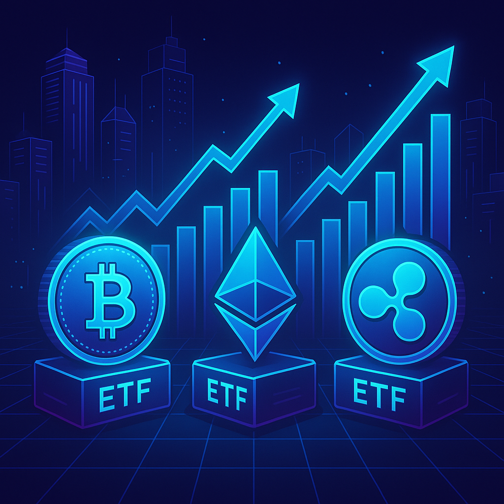 Bitcoin, Ethereum, and XRP ETFs See Surge in Inflows