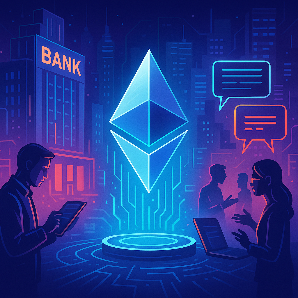Ethereum’s Future Role in Banking Sparks Online Debate