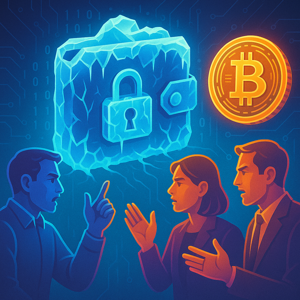 Wallet Freeze Sparks Debate on Crypto Control and Power