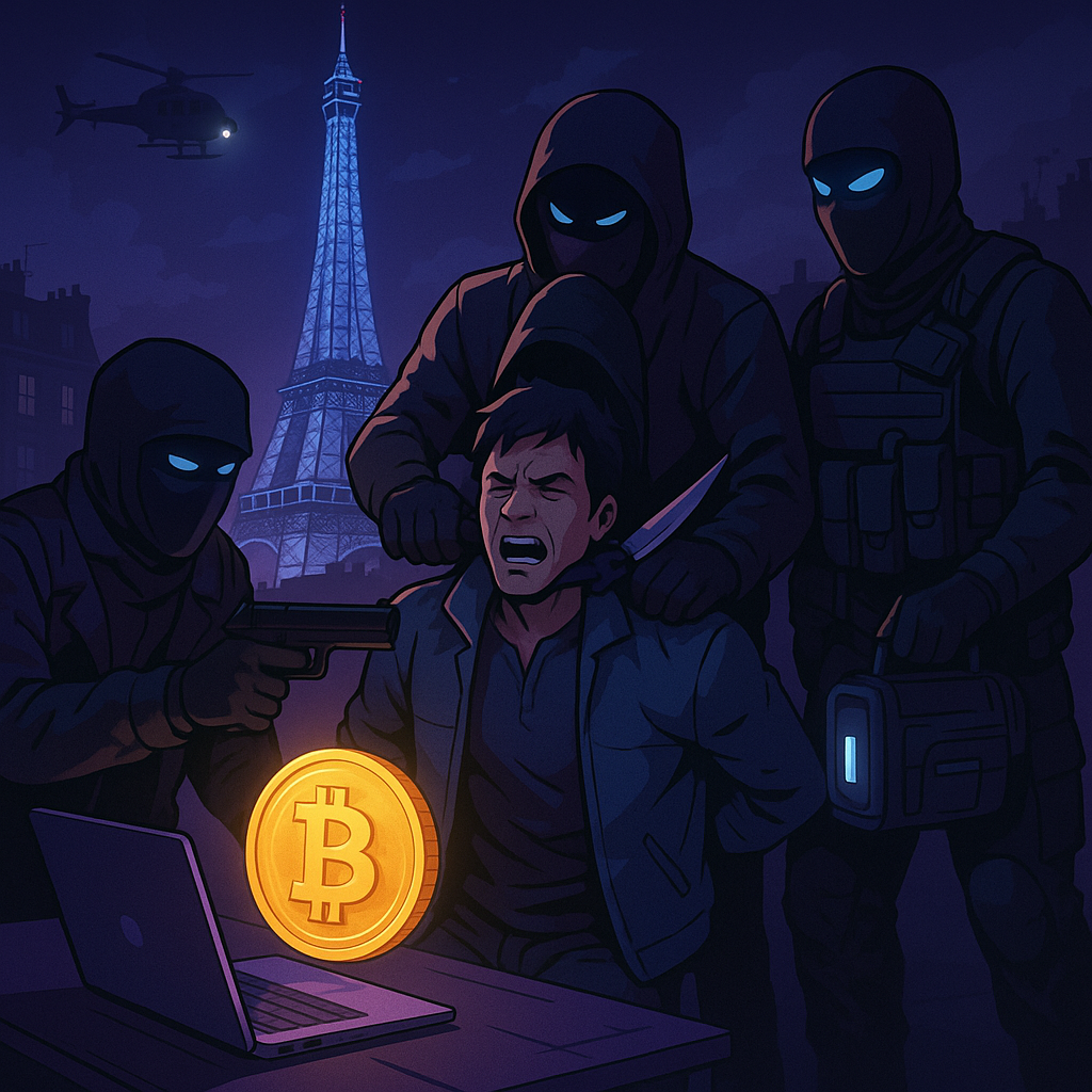 Crypto Heist in France Involves Kidnapping and Violence