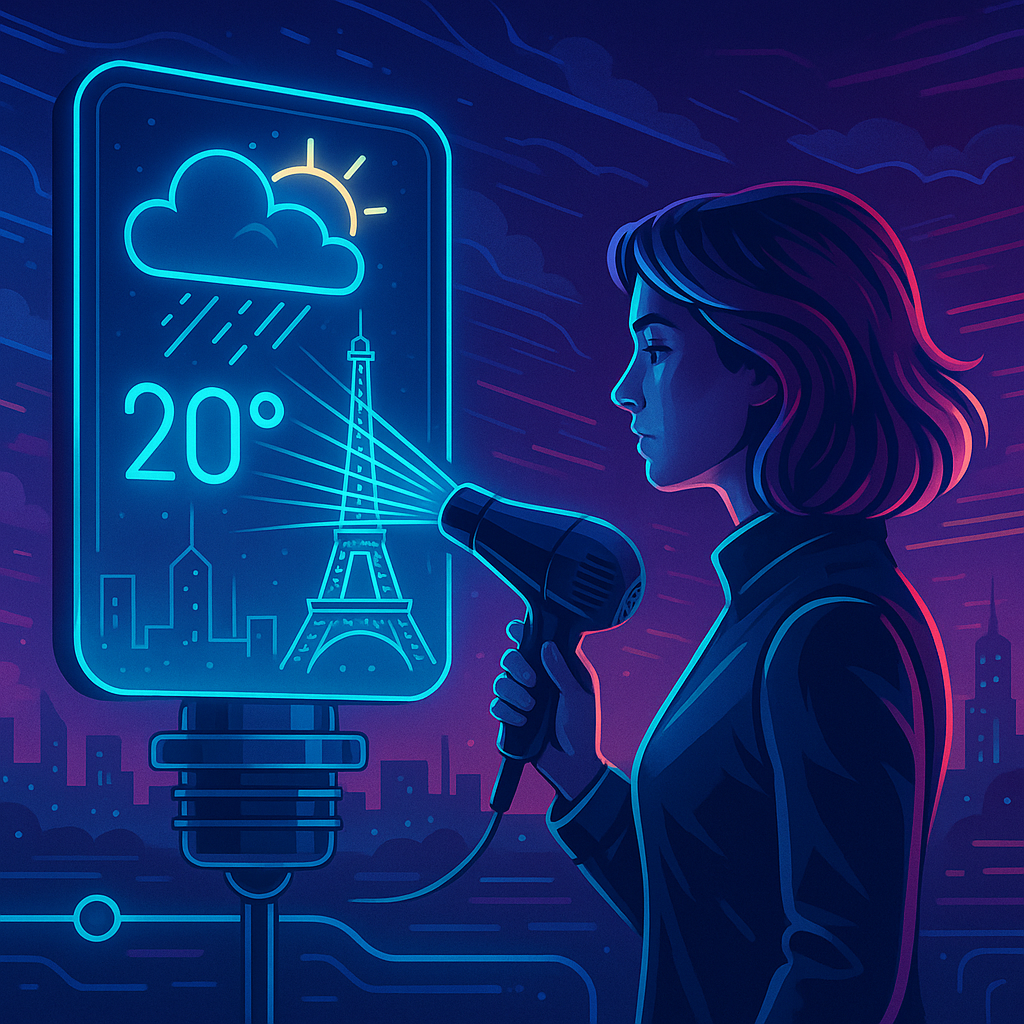 Paris Weather Sensor Manipulated with Hair Dryer, Claims Service