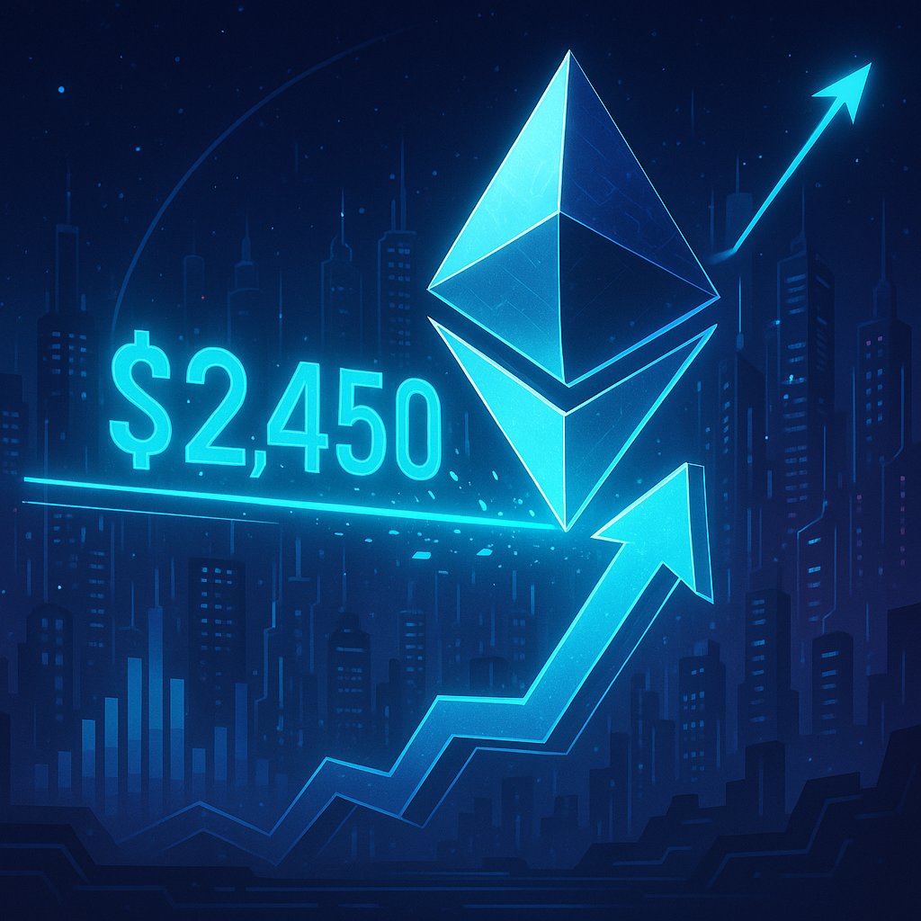Ethereum’s Price Rally: Critical Resistance at $2,450 Ahead