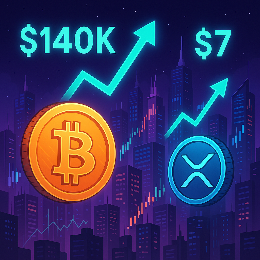 Bitcoin Eyes $140K and XRP Aims for $7: Key Predictions Ahead