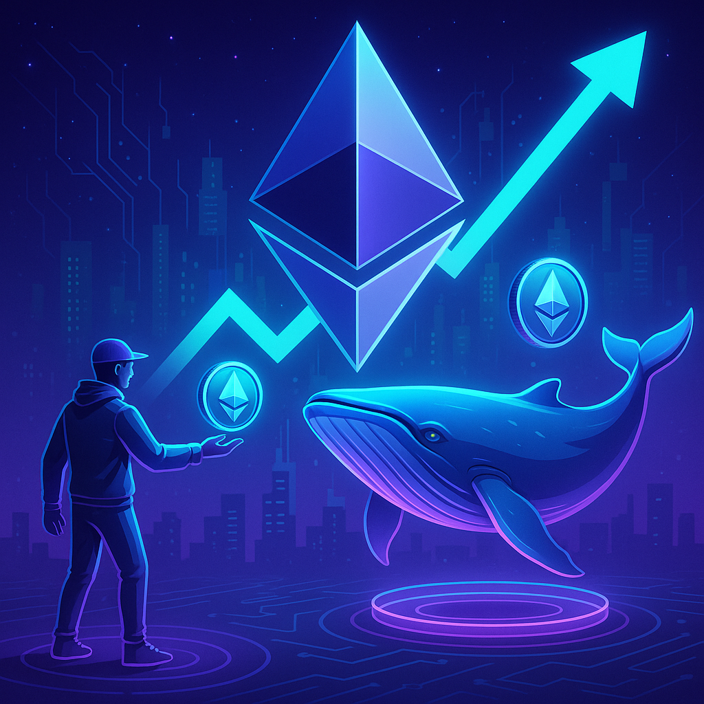 Ethereum’s Price Surge: Retail Sellers vs. Holding Whales
