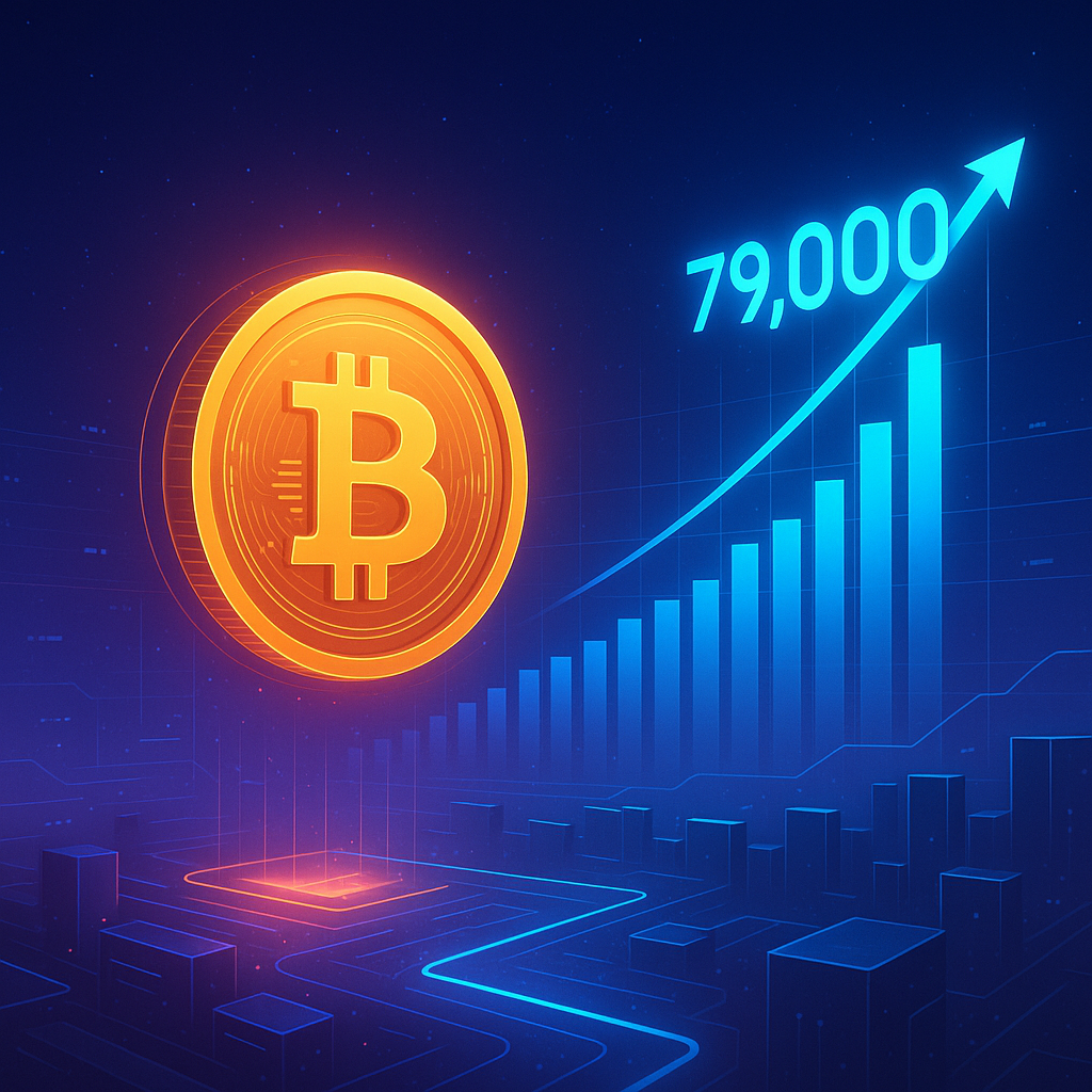 Renewed Momentum in Bitcoin as Price Nears $79,000