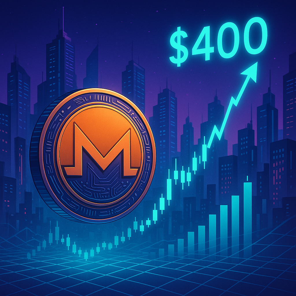 Monero (XMR) Approaches $400 as Derivatives Market Strengthens