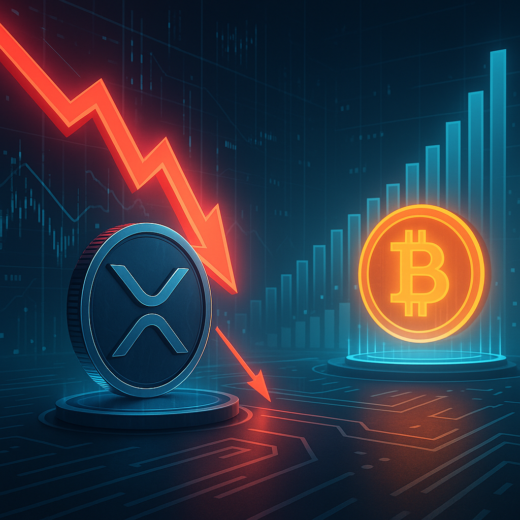 XRP Faces Possible 40% Drop Against Bitcoin Amid ETF Surge
