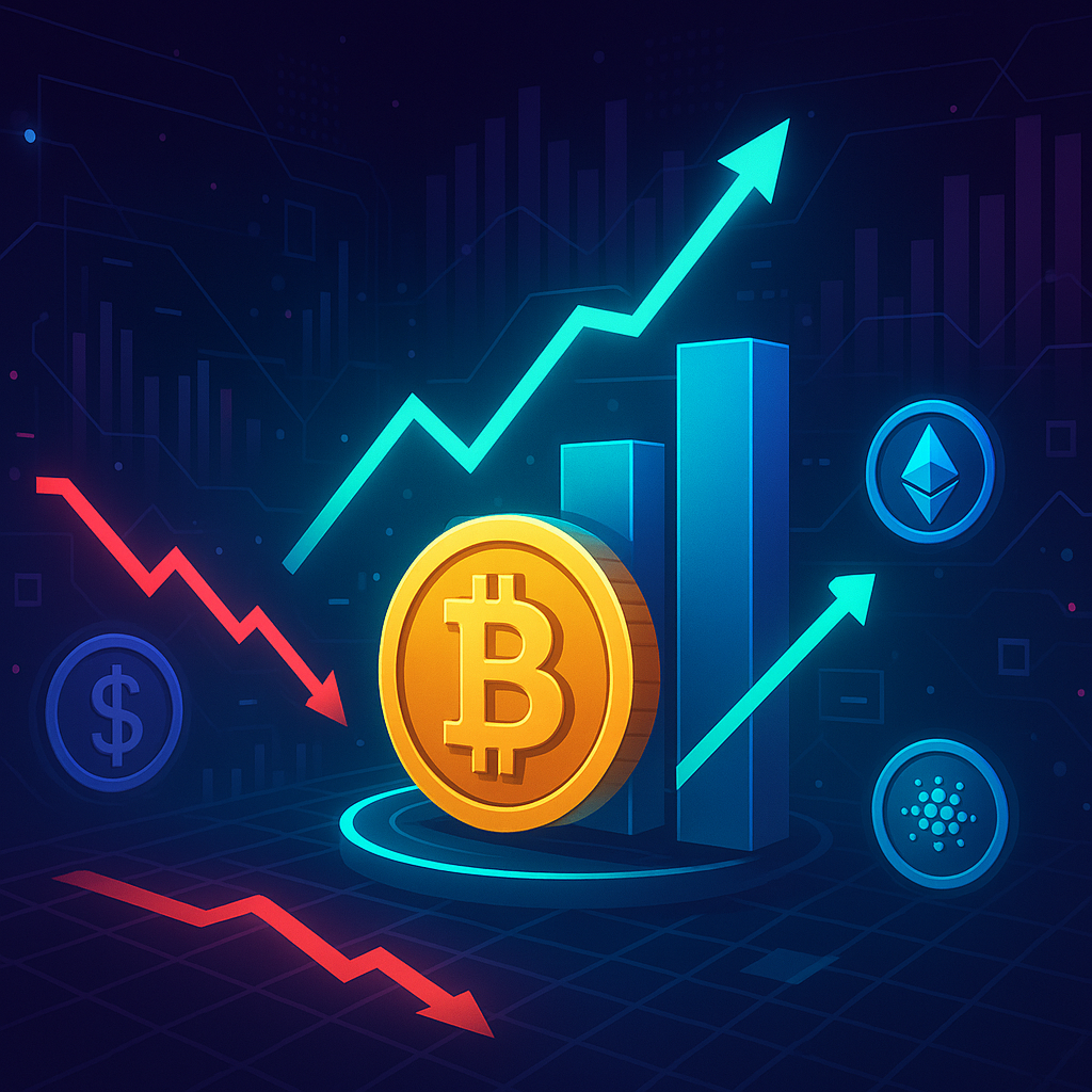 Crypto Market Shows Modest Growth Amid Mixed Trends