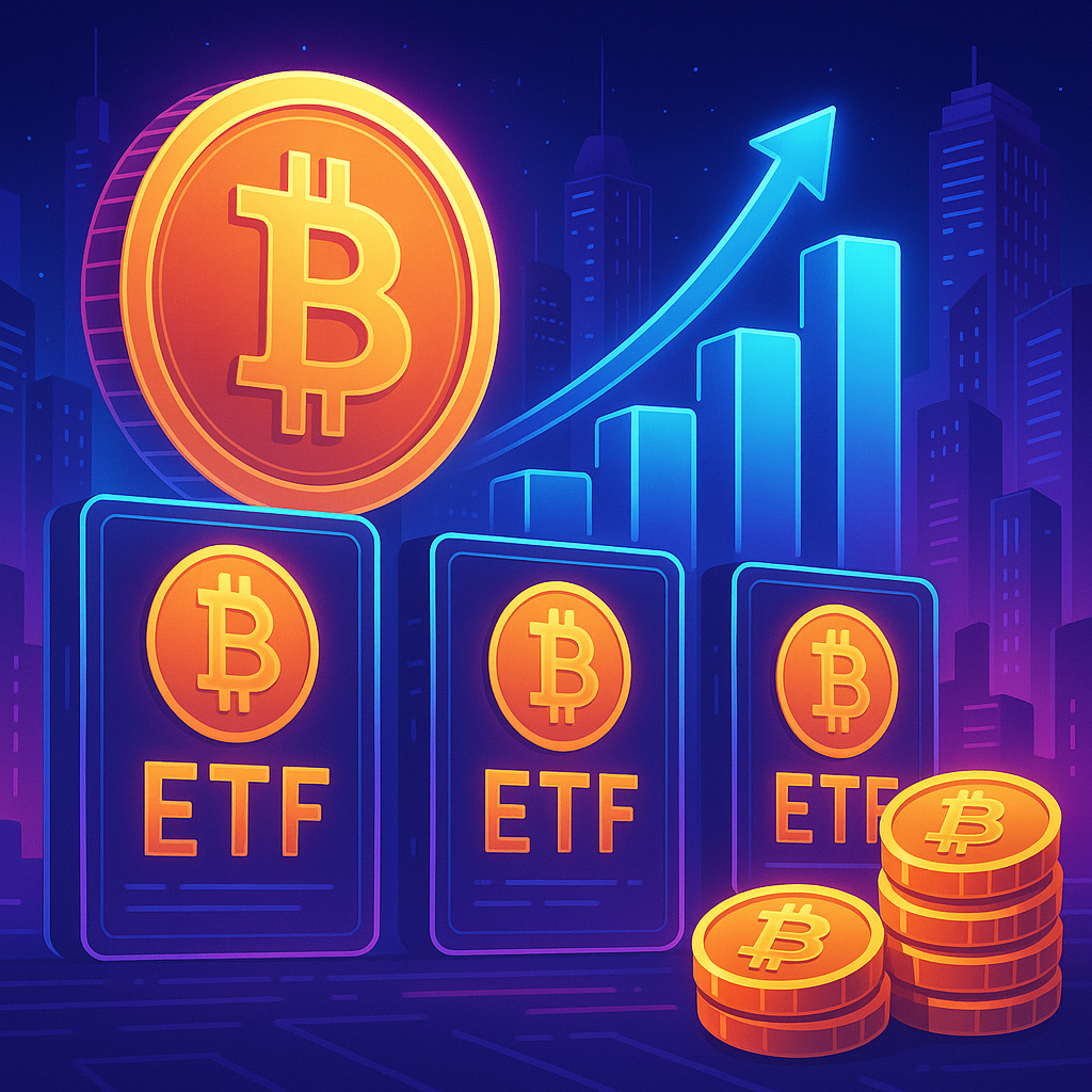 Bitcoin ETFs See $2.1 Billion Inflows in Eight-Day Surge