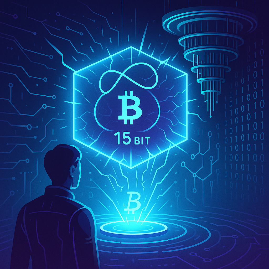 Quantum Breakthrough in 15-Bit Elliptic Curve Cryptography