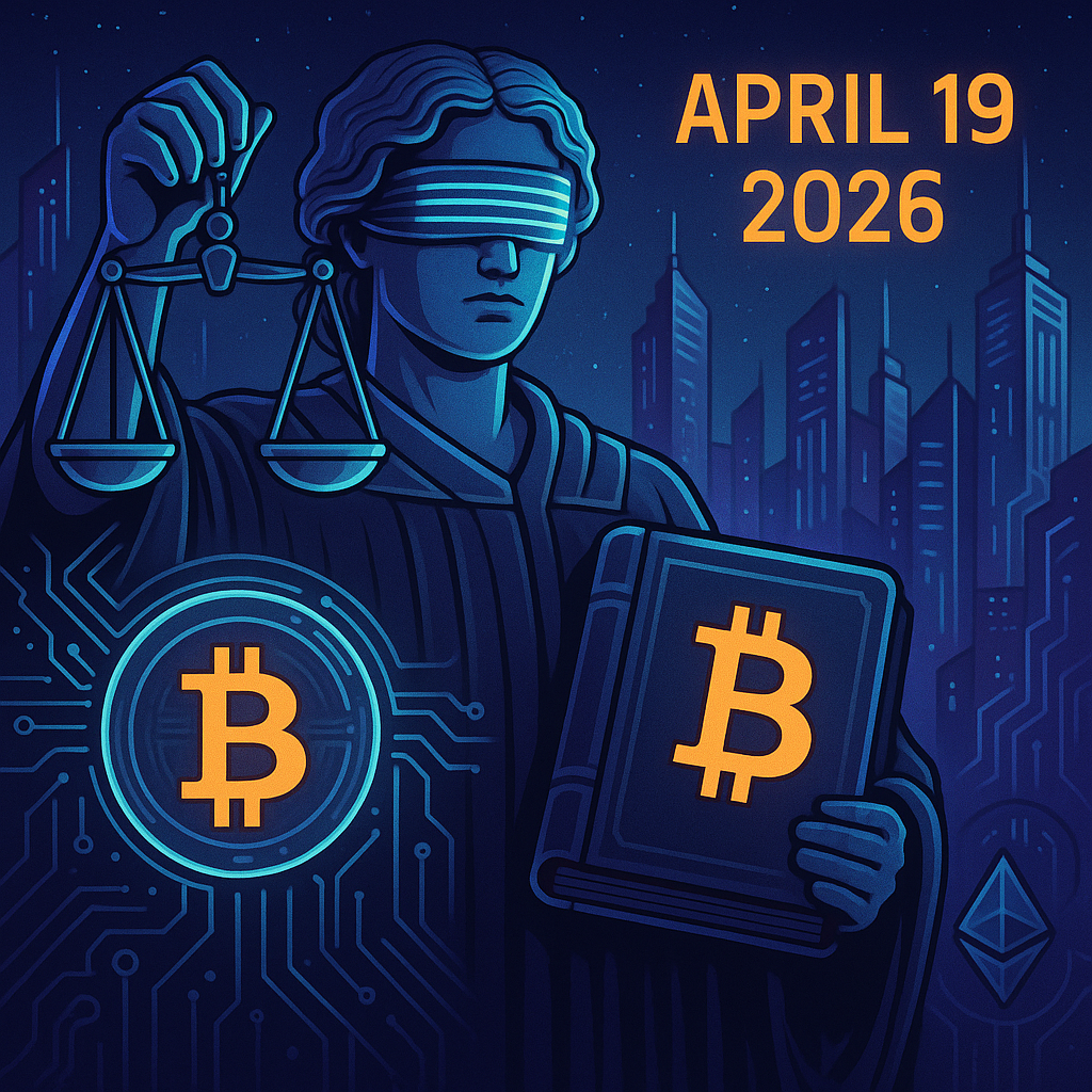 Crypto Law Highlights: April 19, 2026