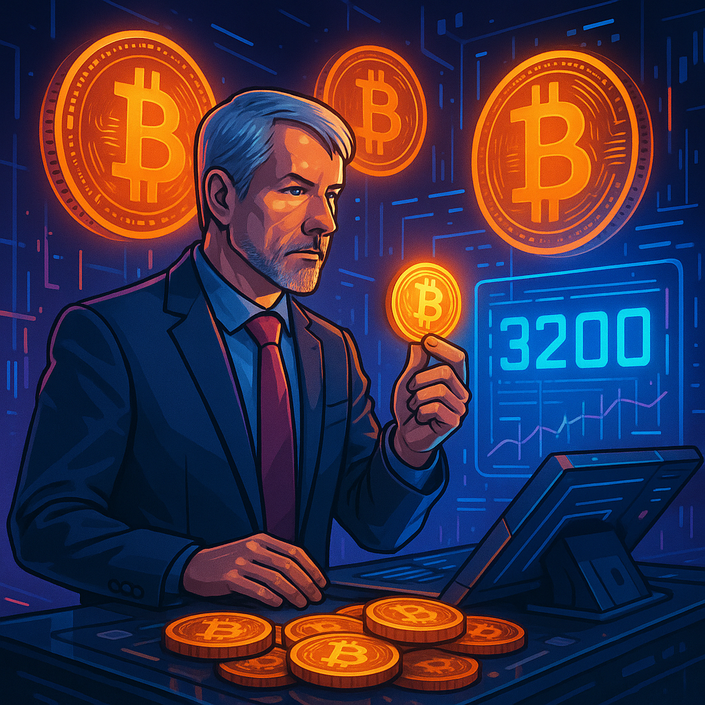 Michael Saylor Acquires 3,200 Bitcoins at $78K Each