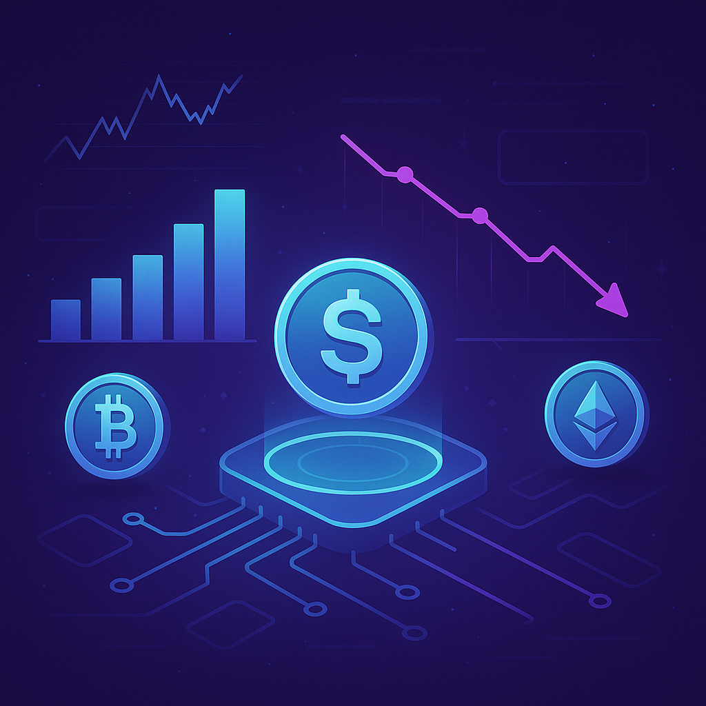 Stablecoin Transfers Decline Despite Increasing Supply Trends