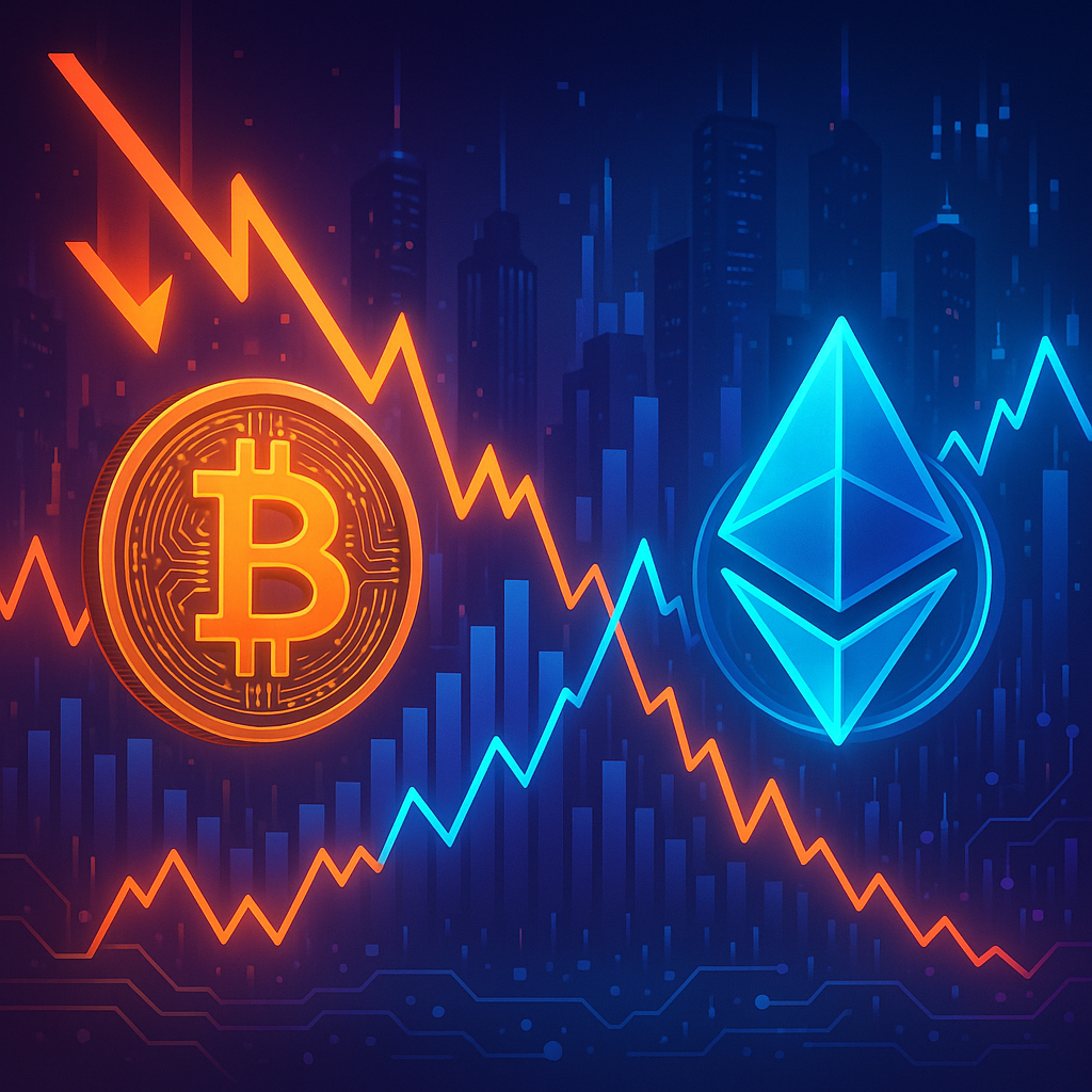 Bitcoin and Ethereum: Fluctuating Prices Driven by Market Forces